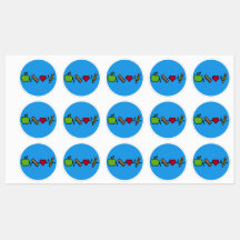 Teacher Heartbeat Reward Stickers - Klaslokaal