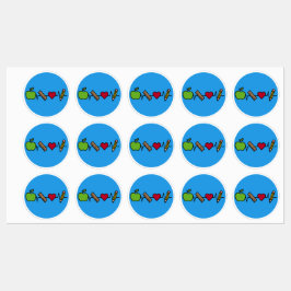 Teacher Heartbeat Reward Stickers - Klaslokaal