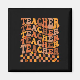 Teacher Herfst Autumn Vibes Terug naar School Mapl Magneet