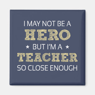 Teacher Hero Humor Nieuwigheid Magneet