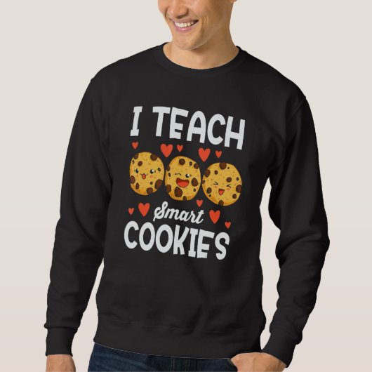 Teacher I Teach Smart Cookies Back To School Xmas Trui (Voorkant)