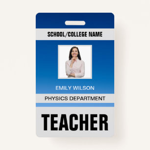 Teacher ID Kaart Badge