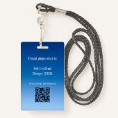 Teacher ID Kaart Badge (Achterkant met draagriem)