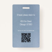 Teacher ID Kaart Badge (Achterkant)