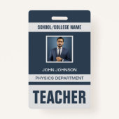 Teacher ID Kaart Badge (Voorkant)