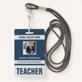 Teacher ID Kaart Badge