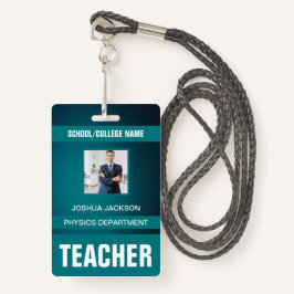 Teacher ID Kaart Badge