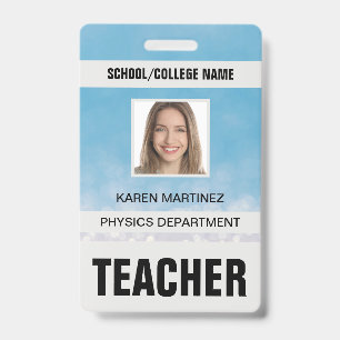 Teacher ID Kaart Badge