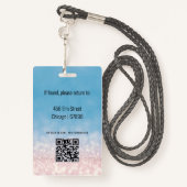 Teacher ID Kaart Badge (Achterkant met draagriem)