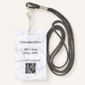 Teacher ID Kaart Badge (Achterkant met draagriem)