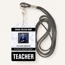Teacher ID Kaart Badge