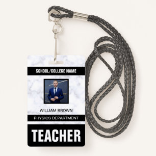 Teacher ID Kaart Badge