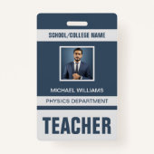 Teacher ID Kaart Badge (Voorkant)