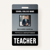 Teacher ID Kaart Badge (Voorkant)