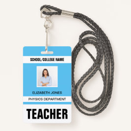 Teacher ID Kaart Badge