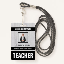 Teacher ID Kaart Badge