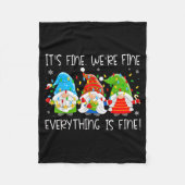 Teacher It's Fine We're Fine Everything Is Fine Gn Fleece Deken (Voorkant)