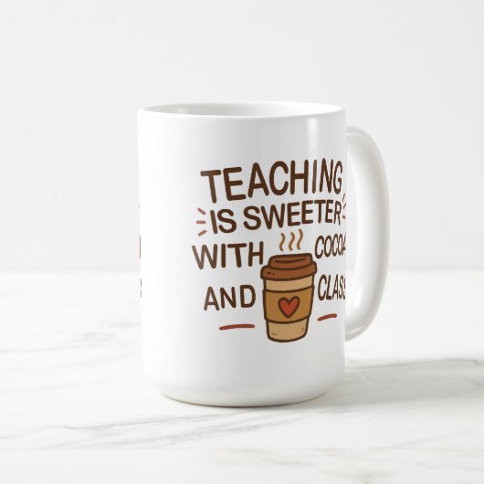 teacher koffiemok (Voorkant rechts)