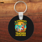 Teacher Legend Has Retired 2025 Happy Retirement P Sleutelhanger (Voorkant)
