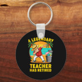 Teacher Legend Has Retired 2025 Happy Retirement P Sleutelhanger (Voorkant)