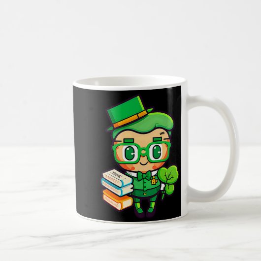 Teacher Leprechaun St Patricks Day Teacher T Shirt Koffiemok (Rechts)