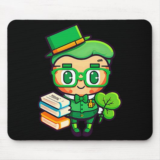 Teacher Leprechaun St Patricks Day Teacher T Shirt Muismat (Voorkant)