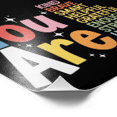 Teacher Life Be Kind Teaching School Students Foto Afdruk (Hoek)