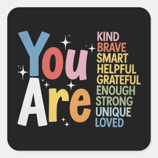 Teacher Life Be Kind Teaching School Students Vierkante Sticker (Voorkant)