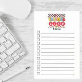 Teacher Life check list bekleed gepersonaliseerde Post-it® Notes
