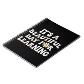 Teacher Life Gift Its a Beautiful Day for Learning Notitieboek (Linkerzijde)