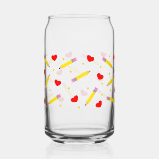 Teacher Life Schattigee School kan glasfolie verpa Blikvorm Glas