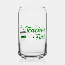 Teacher Life Schattigee School kan glasfolie verpa Blikvorm Glas