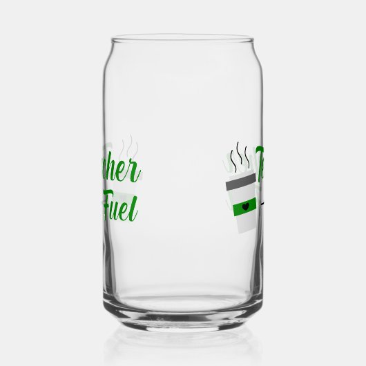 Teacher Life Schattigee School kan glasfolie verpa Blikvorm Glas (Links)