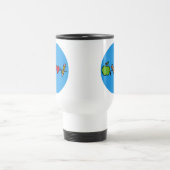 Teacher Life Travel Mug – Schattige hartslagontwer Reisbeker (Center)