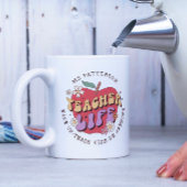Teacher Life Wake Teach School gepersonaliseerde n Koffiemok