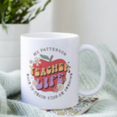 Teacher Life Wake Teach School gepersonaliseerde n Koffiemok