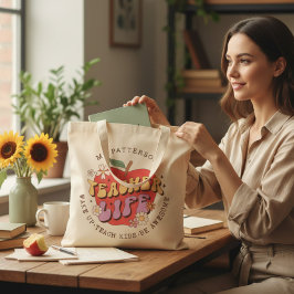 Teacher Life Wake Teach School gepersonaliseerde n Tote Bag