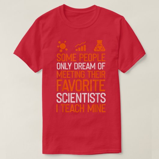 Teacher Mine Funny Saying Science Teacher Graphic T-shirt (Design voorkant)