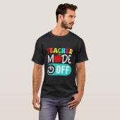 Teacher Mode Off End Of The Year Hello Summer T-shirt (Voorkant volledig)