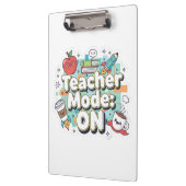 Teacher Mode: ON – Cute Funny Teacher Back to Scho Klembord (Links)