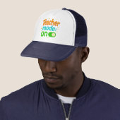 "Teacher Mode On" Embroidered Cap – Funny Teacher  Trucker Pet (In situ)