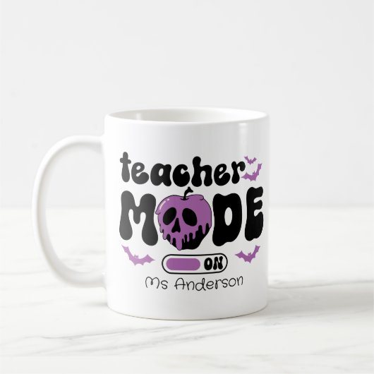 Teacher Mode op Halloween Custom Mok (Links)