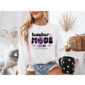 Teacher Mode op Spooky Custom Sweatshirt