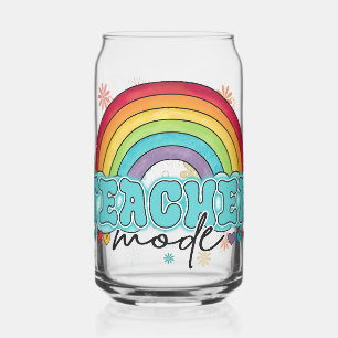 Teacher Mode Rainbow Blikvorm Glas