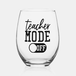 Teacher-modus UIT Wijnglas Zonder Voet