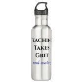 Teacher Motivation Quote Inspiration Waterfles (Voorkant)
