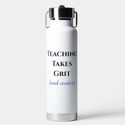 Teacher Motivation Quote Inspiration Waterfles (Voorkant)
