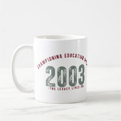 Teacher Mug - Championing education Since 2003 Koffiemok (Links)
