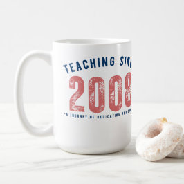 Teacher mug | Teaching since 2008 Koffiemok