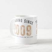Teacher Mug | Teaching Since 2009 Koffiemok (Voorkant links)